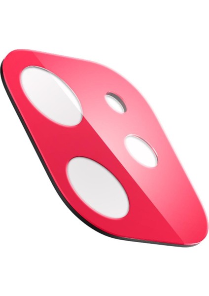 Apple iPhone 11 Kamera Lens Camı Koruyucu Full Cover Red / Kırmızı (2 Adet) - AGL00511 fırsatları