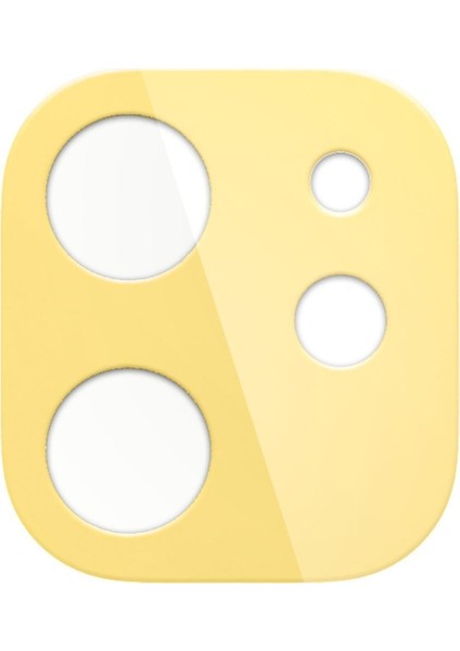 Apple iPhone 11 Kamera Lens Camı Koruyucu Full Cover Yellow / Sarı (2 Adet) - AGL00509 indirimleri