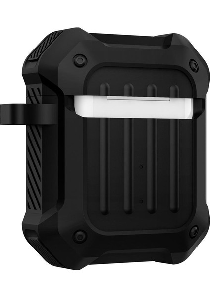 AirPods (2.nesil) / (1.nesil) ile Uyumlu Kılıf Tough Armor Black - 074CS26497 fırsatları