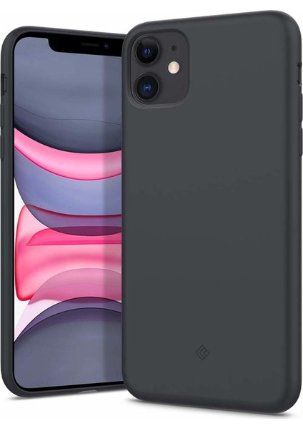 Caseology by Spigen Apple iPhone 11 Kılıf Nano Pop (Silikon) Charcoal - ACS00497
