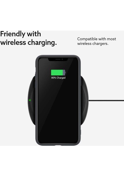 Caseology by Spigen Apple iPhone 11 Kılıf Nano Pop (Silikon) Charcoal - ACS00497