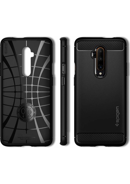 OnePlus 7T Pro Kılıf Rugged Armor Matte Black - ACS00312