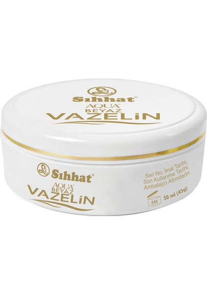 Vazelın Beyaz 50 gr Sıhhat