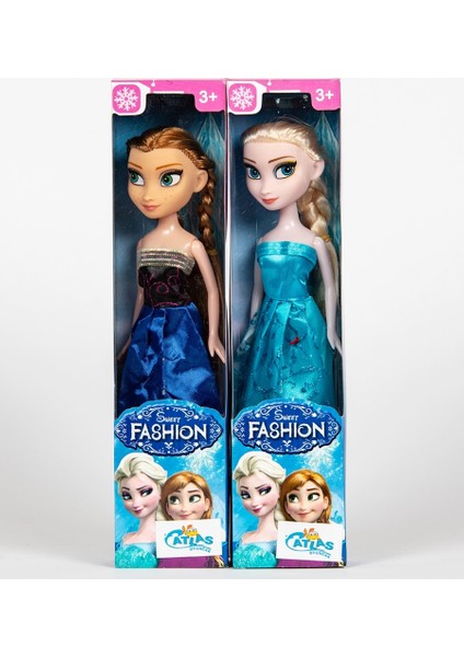 Atlas 2'li Fashion Elsa ve Anna Bebek