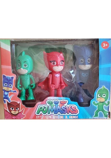 Pj Masks Kutulu 3'lü Figür Oyuncak - Catboy Owlette Gekko