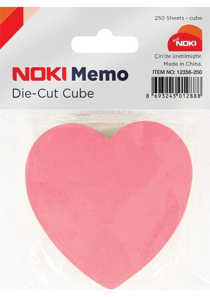 Memo Kalp Şekilli 5 Renk 250 Sayfa No:12356