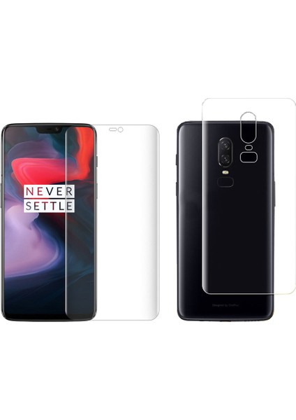 OnePlus 6 Full Ön Arka Kaplama TPU Soft Filmi