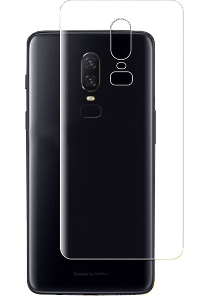 OnePlus 6 Full Arka Kaplama TPU Soft Filmi