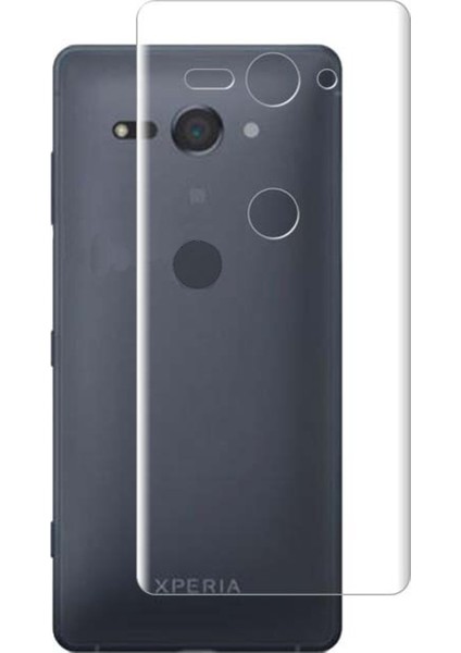 Sony Xperia XZ2 Compact Full Arka Kaplama TPU Soft Filmi