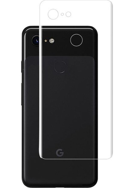Google Pixel 3 Full Arka Kaplama TPU Soft Filmi