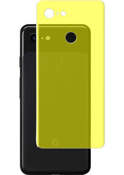 Google Pixel 3 Full Arka Kaplama TPU Soft Filmi