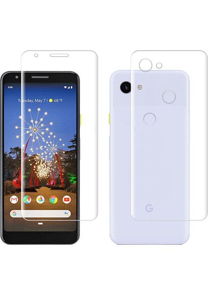 Google Pixel 3A XL Full Ön Arka Kaplama TPU Soft Filmi