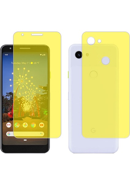 Google Pixel 3A XL Full Ön Arka Kaplama TPU Soft Filmi