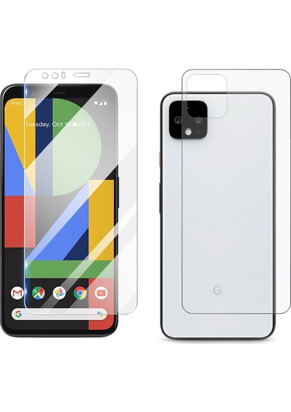 Google Pixel 4 XL Full Ön Arka Kaplama TPU Soft Filmi