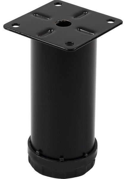 Metal Mobilya Ayağı Siyah Çap 42 mm - 10 cm 4'lü fiyatları