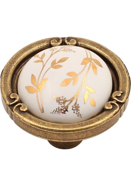 Narin Porselen Kulp Antik Düğme 2'li