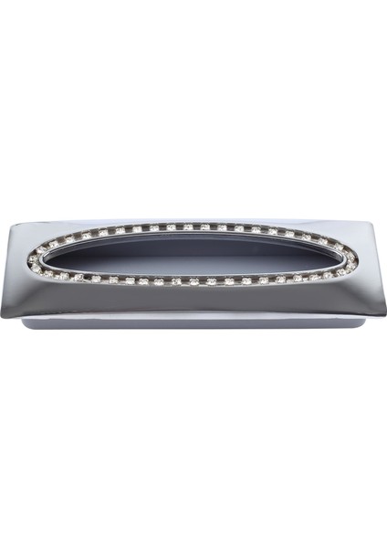 Taşlı Gömme Kulp 96 mm Krom 2'li