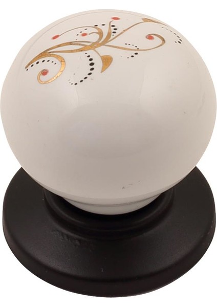 Sude Porselen Kulp Siyah Altın Desen 16 Düğme 2'li