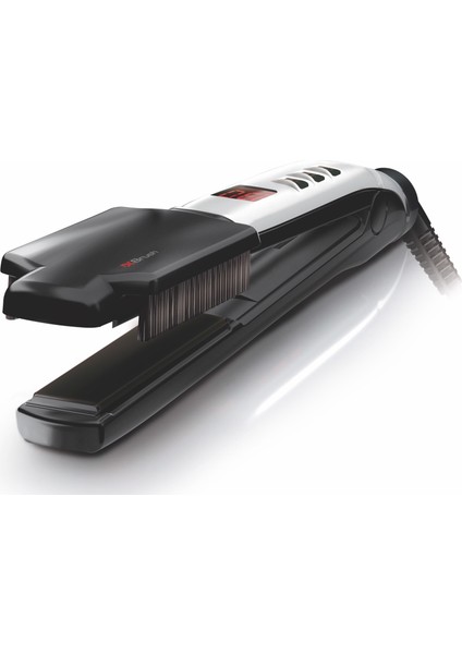 Swiss'x - Super Brush & Shine Set 230°C Iyonik Seramik Turmalin Fırçalı Saç Düzleştirici