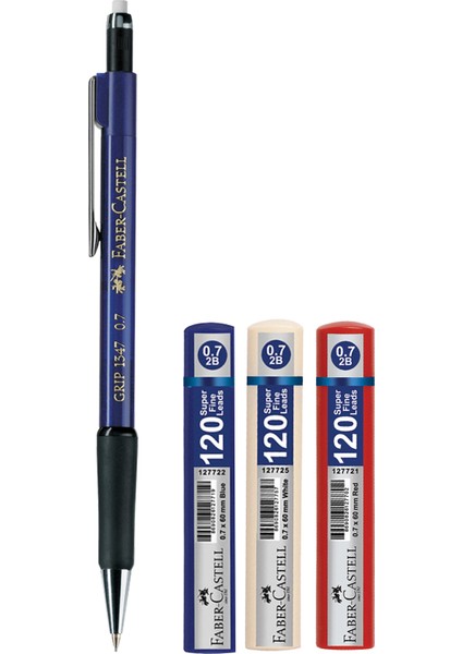 1347 Versatil Kalem 0.7 Mavi + 120'LI 0.7 Uç 3 Adet