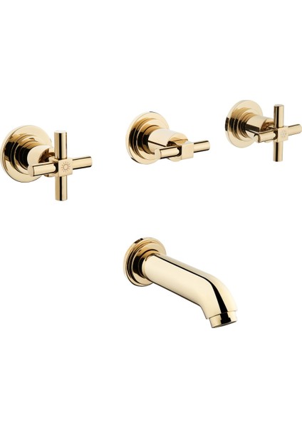 Juno A4083123 Ankastre Banyo Bataryası Altın