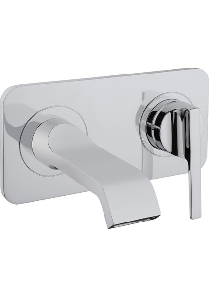 Suit U A42487 Ankastre Lavabo Bataryası, Sıva Üstü, Krom