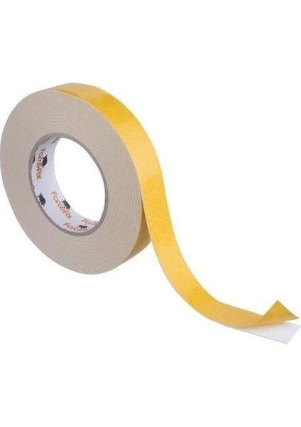 Çift Taraflı Köpük Bant 19 mm x 25 m 5'li Paket