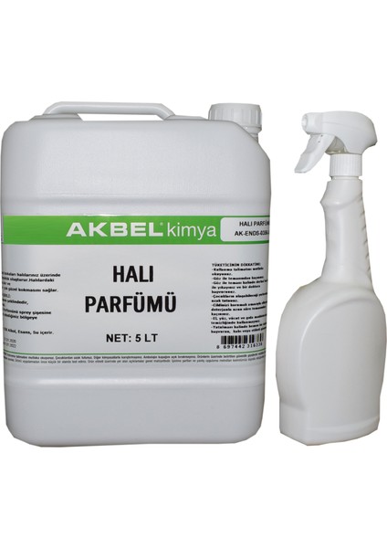 Halı Parfümü 5 Litre + Uygulama Spreyi