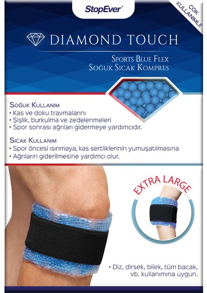 Stopever Diamond Touch Sport Blue Flex - Soğuk Sıcak Kompres