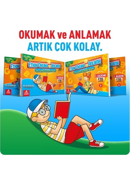 Etkin Okuma ve Anlama, Sözel Okumayı Güçlendirme Seti 8+ Yaş (2.Kademe)