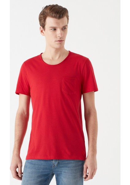 Erkek Kırmızı Basic Tişört 062772-30648 modelleri