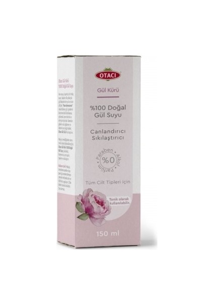 Otaci Naturel Gül Suyu 150 Ml