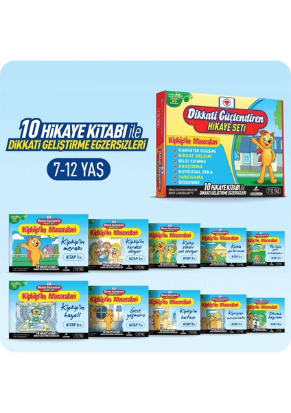 Dikkati Güçlendiren Hikaye Seti - Kip Kip'in Maceraları Kutulu Set- Leyla Uğur Karaca
