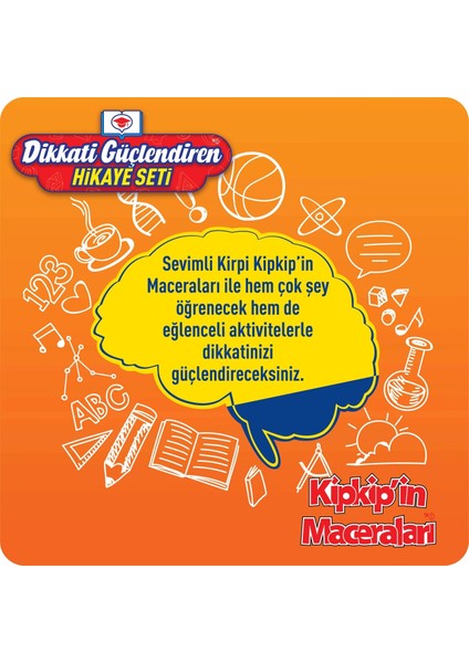 Dikkati Güçlendiren Hikaye Seti - Kip Kip'in Maceraları Kutulu Set- Leyla Uğur Karaca