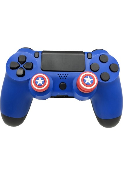 PS4 Analog Koruyucu Silikon Captain America