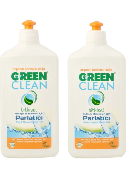 U Green Clean Bitkisel Bulaşık Makinesi Parlatıcı 500 ml - 2 Adet