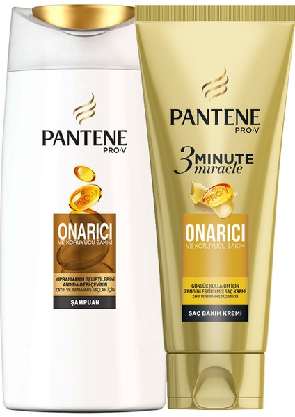 Onarıcı Koruyucu Bakım 300 ml Şampuan + 3 Minute Miracle Saç Bakım Kremi 200 ml Onarıcı ve Koruyucu Bakım fiyatları