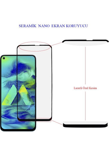 Samsung Galaxy M40 Ekran Koruyucu Seramik Nano