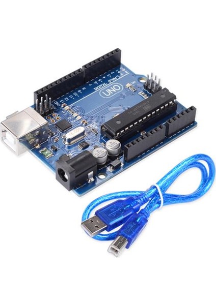Arduino Uno R3 Dip + Usb Kablo