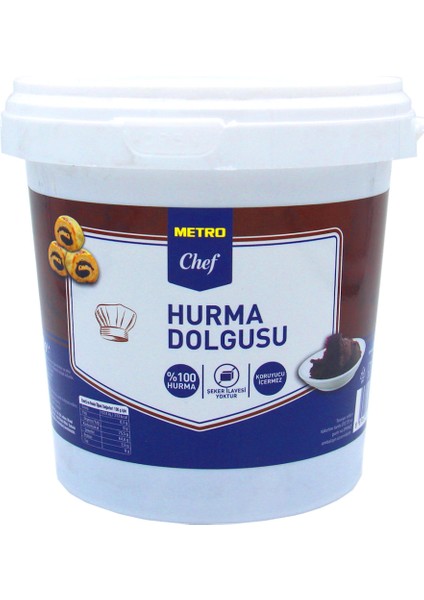 Metro Chef Hurma Dolgusu (Püresi) (1 Kg)