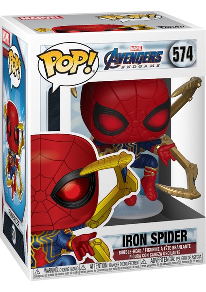 POP Figür - Marvel Avengers Endgame, Iron Spider w. NanoGauntlet