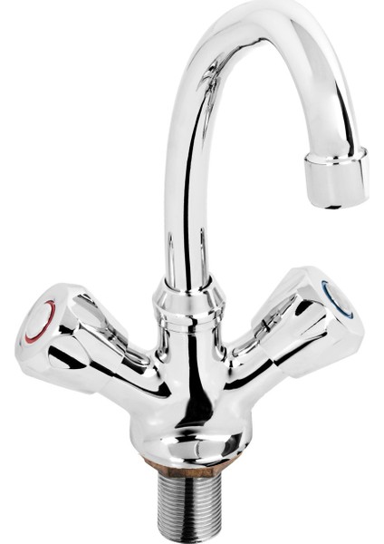 Elips Kuğu Lavabo Batarya