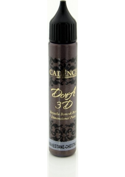 Dora 3D Boncuk Boyası 25 ml Chestnut