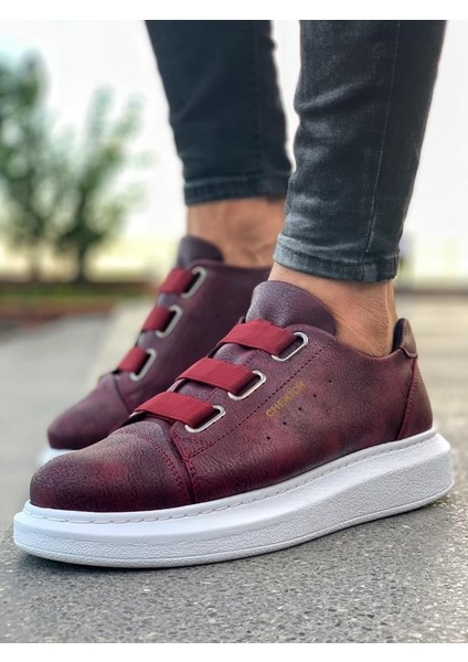 Ch253 Bt Erkek Ayakkabı Bordo