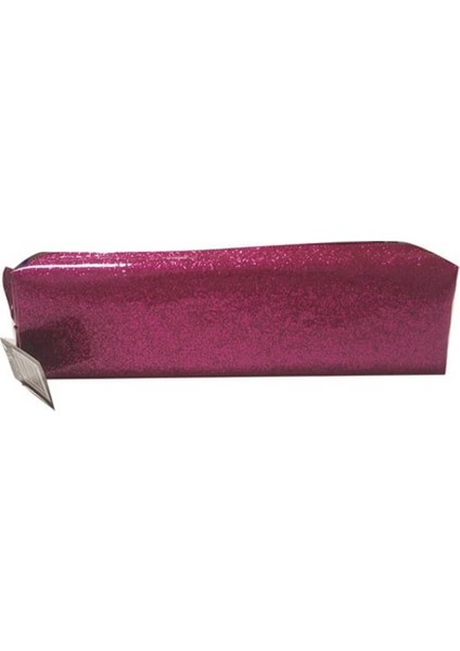 KL0025 Tek Gözlü Simli Kalem Çantası Pembe