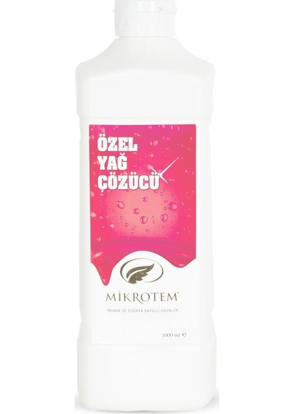 Yağ Çözücü Mutfak Temizliği İçin 1000 ml Zarar Vermeyen Etkili Formül