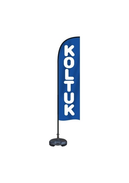 Koltuk Yazılı Yelken Bayrak