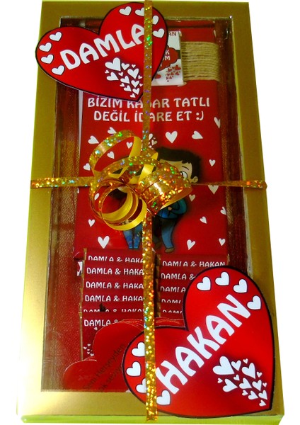 Mini Kutulu Baton Sevgili Çikolatası