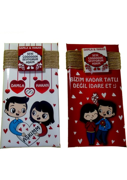 Mini Kutulu Baton Sevgili Çikolatası modelleri
