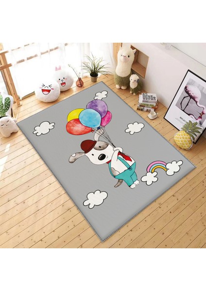 Balonlu Köpekçik Çocuk Odası Halısı 50 x 80 cm